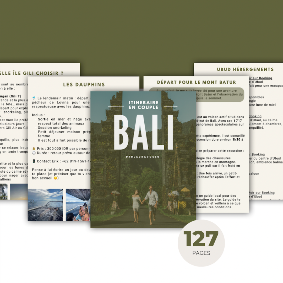 Bali en couple